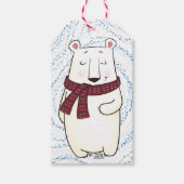 Eisbär-Geschenkanhänger Geschenkanhänger (Vorderseite)