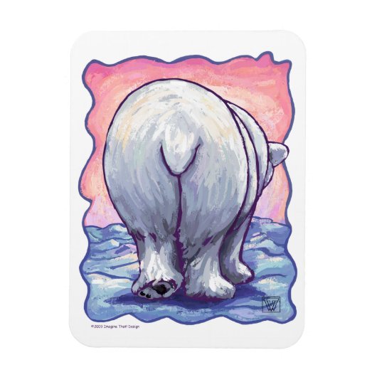 Eisbär Geschenke & Accessoires Magnet (Vertikal)