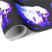 Eisbär Geschenkpapier (Rolleneckpunkt)