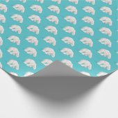 Eisbär Geschenkpapier (Ecke)