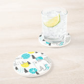 Eisbär Getränkeuntersetzer (Seite)