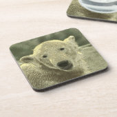 Eisbär Getränkeuntersetzer (Linke Seite)