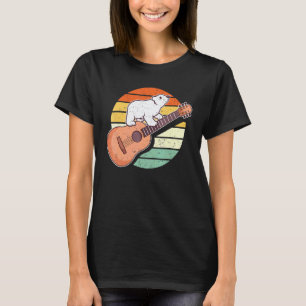 Eisbär-Gitarrenspieler Gitarrist T-Shirt