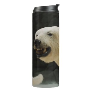Eisbär-Grinsen Thermosbecher