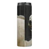 Eisbär-Grinsen Thermosbecher (Rückseite)