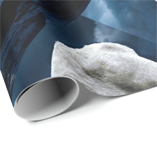 Eisbär - Halber Brick Geschenkpapier (Rolleneckpunkt)