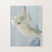 Eisbär im Sommer Puzzle (Vertikal)