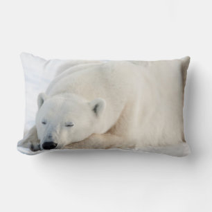 Eisbär im Winter Lendenkissen