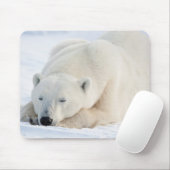 Eisbär im Winter Mousepad (Mit Mouse)