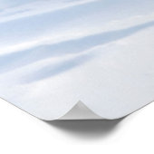 Eisbär im Winter Poster (Ecke)