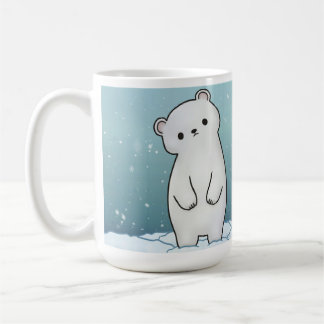 Eisbär in der Schneezeit Tasse