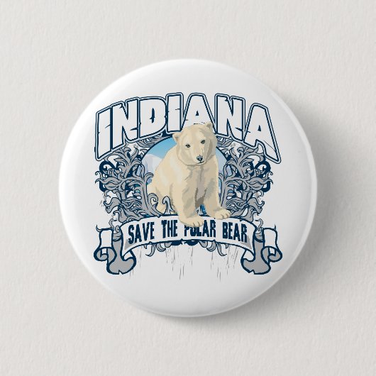 Eisbär Indiana Button (Vorderseite)