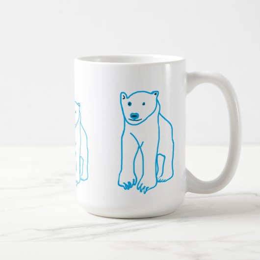Eisbär Kaffeetasse (Rechts)