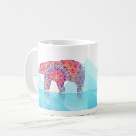 Eisbär Kaffeetasse (Vorderseite Links)