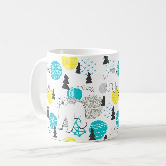 Eisbär Kaffeetasse (Vorderseite Links)