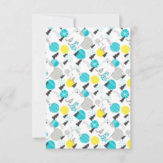 Eisbär Karte (Vorderseite)