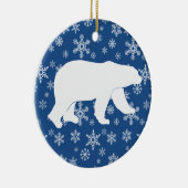 Eisbär Keramikornament (Rechts)