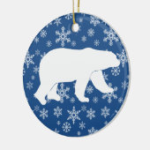 Eisbär Keramikornament (Links)