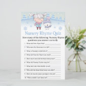 Eisbär Kinderzimmer Rhyme Quiz Kinderduschenspiel (Stehend Vorderseite)