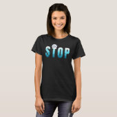 Eisbär Klimawandel Stoppt Verschmutzung Null T-Shirt (Vorne ganz)