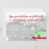 Eisbär Koch Catering Restaurant Weihnachtskarte Feiertagskarte (Rückseite)