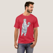 Eisbär Koch Servierplatte Kochen T-Shirt (Vorne ganz)