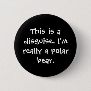 Eisbär-Kostüm Button