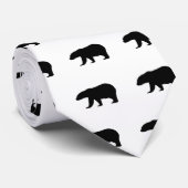 Eisbär Krawatte (Gerollt)