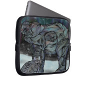 Eisbär Laptopschutzhülle (Vorne Rechts)