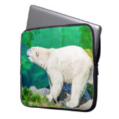 Eisbär Laptopschutzhülle (Vorderseite Links)