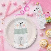 Eisbär - Lass es schneien - Niedlicher Winter / We Pappteller (Party)