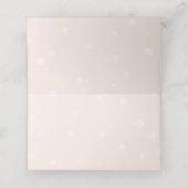 Eisbär - Lass es schneien - Niedlicher Winter / We Platzkarte (Innenseite Aufgefaltet)