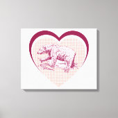 Eisbär Leinwanddruck (Vorderseite)