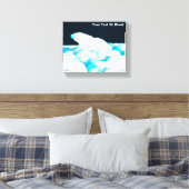 Eisbär Leinwanddruck (Insitu (Schlafzimmer))