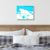 Eisbär Leinwanddruck (Insitu (Schlafzimmer))