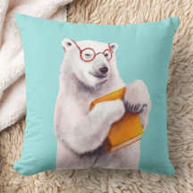 Eisbär liest Kunst – Bücherliebhaber