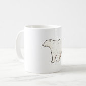 Eisbär-Magie Kaffeetasse (Vorderseite Links)