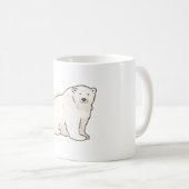Eisbär-Magie Kaffeetasse (VorderseiteRechts)