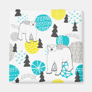 Eisbär Magnet