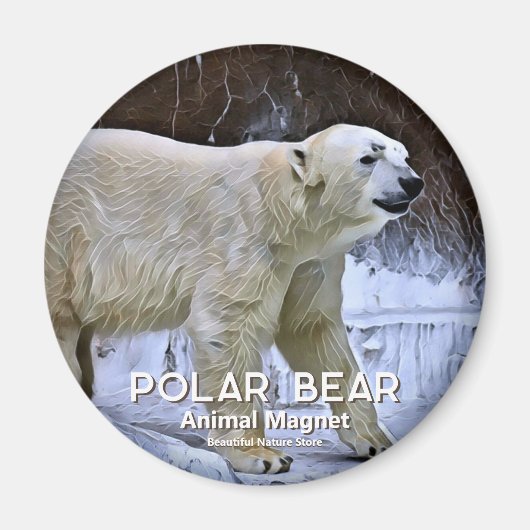 Eisbär Magnet (Vorne)