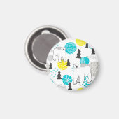 Eisbär Magnet (Vorderseite/Rückseite)