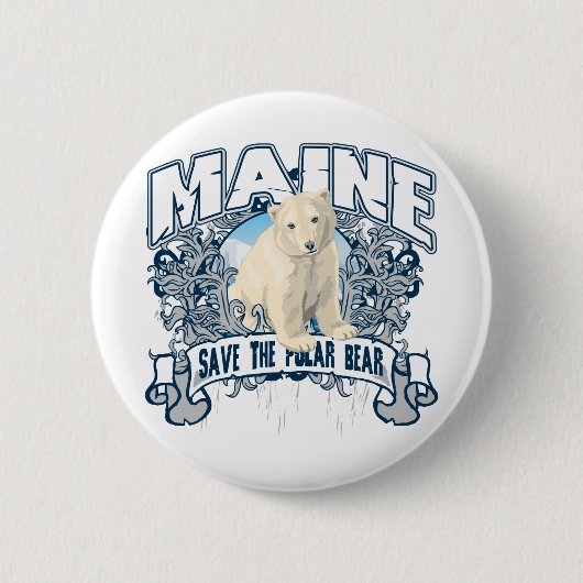 Eisbär Maine Button (Vorderseite)