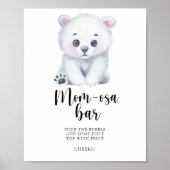 Eisbär - Mama-osa-Bar Poster (Vorne)