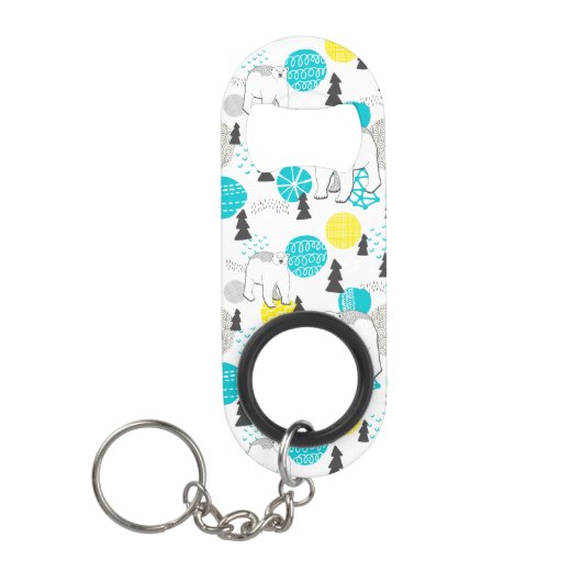 Eisbär Mini Flaschenöffner (Vorderseite)