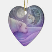 Eisbär mit Angel Holiday Ornament (Links)