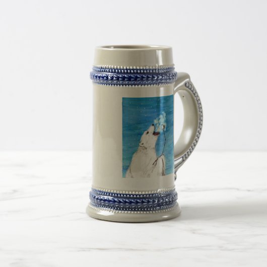 Eisbär mit geröstetem Eibisch Bierglas (VorderseiteRechts)