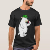 Eisbär mit Pfeife T-Shirt (Vorderseite)
