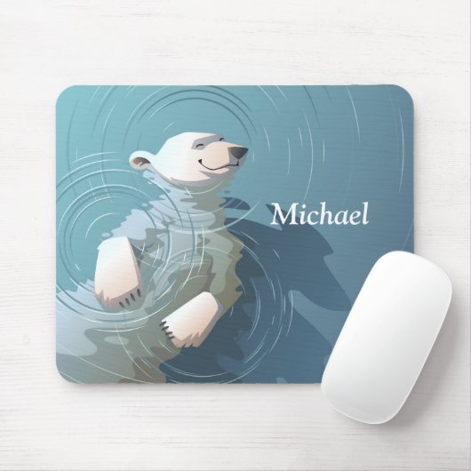 Eisbär Mousepad (Mit Mouse)