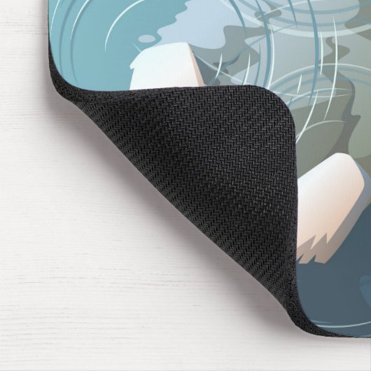 Eisbär Mousepad (Ecke)