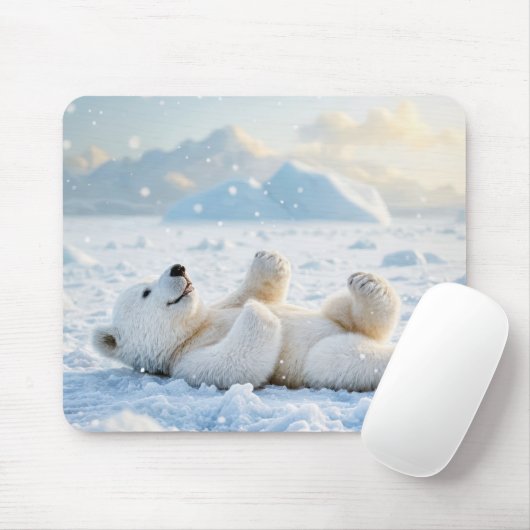 Eisbär Mousepad (Mit Mouse)